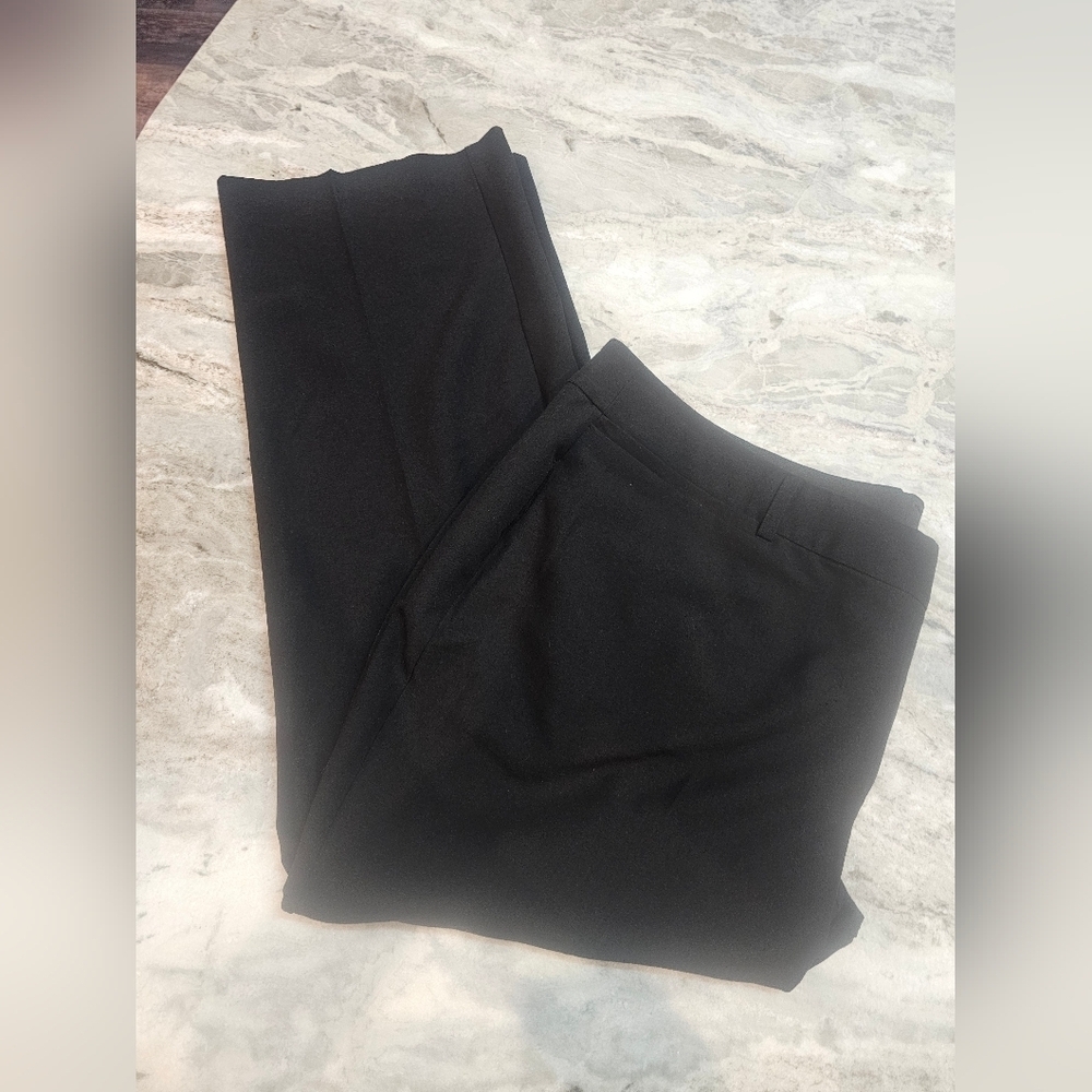 Lane Bryant Women’s Black Dress Pants 24 Short Stretch Work Career Trousers